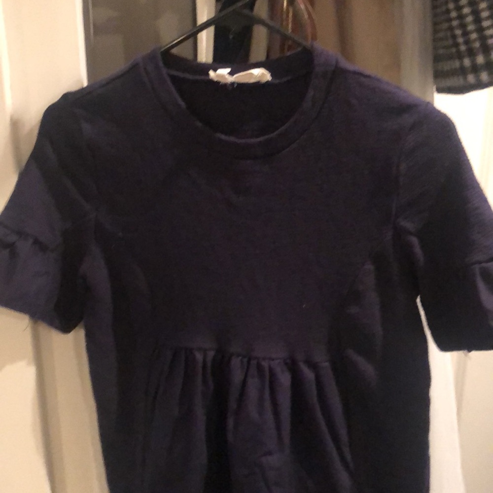 Navy Anthropologie Dress - Picture 2 of 4